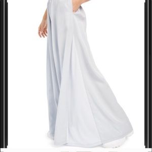 Free people chambray wide leg pants